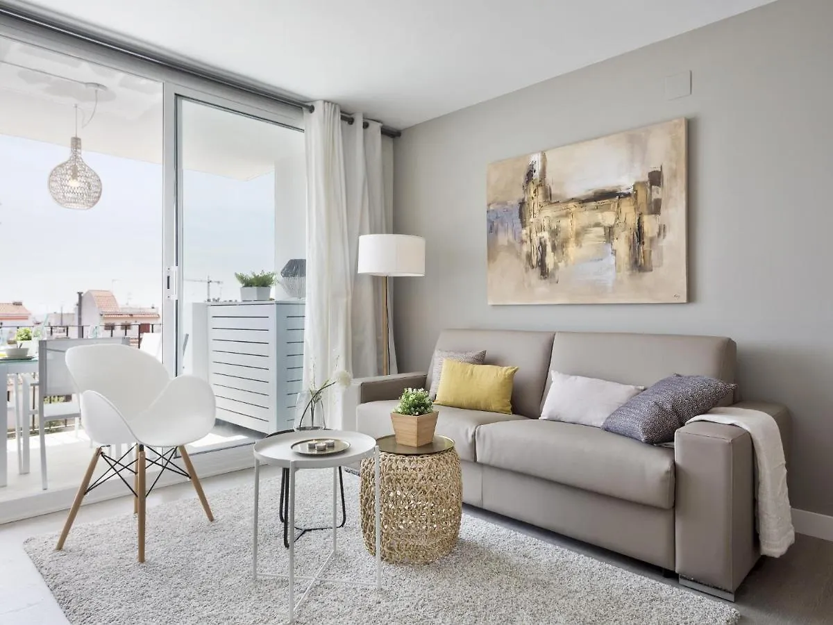 Apartment Sitges Spaces Oasis Penthouse 3 Bedroom, 2 Bathroom, Terrace, Pool, Sleeps Up To 6
